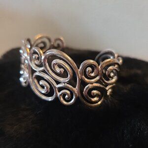 925 Silver Cuff Bracelet Scrolled Ross Simons? Artsy Maleable